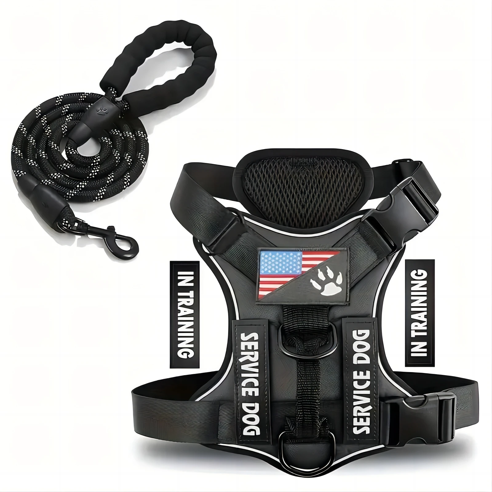 Dog Harness And Leash Set- Escape-Proof- No-Pull Dog Vest/ Harness with Reflective Leash - Image 13