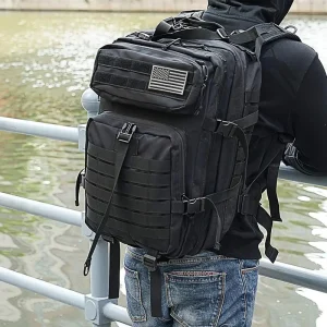 50 L Men's Tactical Backpack- EDC Molle Pack For Trekking- Hunting Bag- 5 Colors