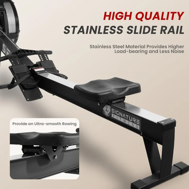 Home Rowing Machine- Indoor Exercise Equipment- Rowing Machine with LCD Display - Image 3