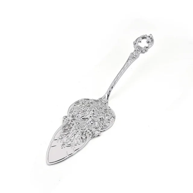 Wedding/Home Cake Knife And Server Set- 2-PCS Gold Cake Cutting Utensils- Engraved Cake Cutter and Serving Spatula for Wedding Party- 10 Styles - Image 16