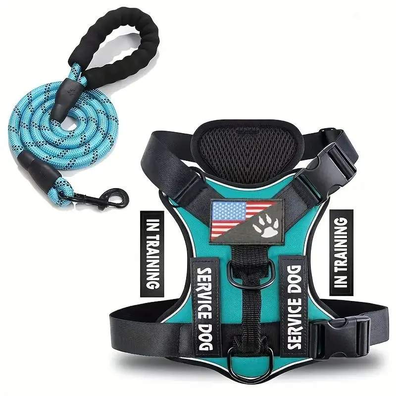 Dog Harness And Leash Set- Escape-Proof- No-Pull Dog Vest/ Harness with Reflective Leash - Image 11