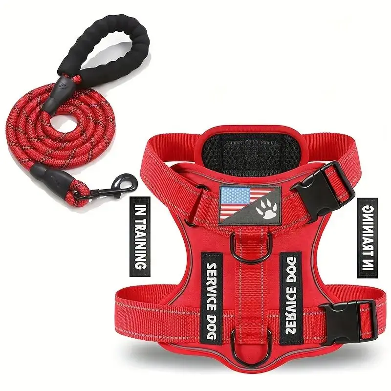 Dog Harness And Leash Set- Escape-Proof- No-Pull Dog Vest/ Harness with Reflective Leash - Image 7
