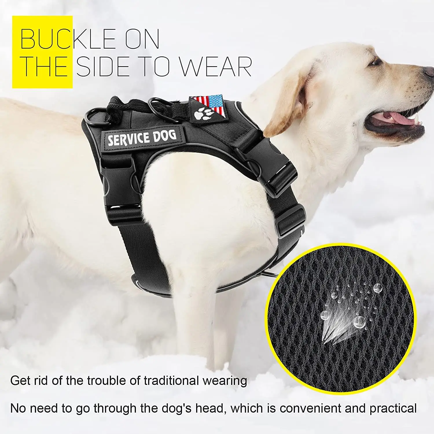 Dog Harness And Leash Set- Escape-Proof- No-Pull Dog Vest/ Harness with Reflective Leash - Image 6